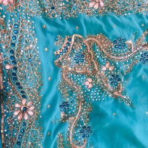 Handmade Soft Silk-Georgette Saree